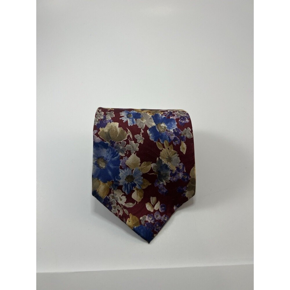 Floral Print Tie Necktie Camden Court  necktie